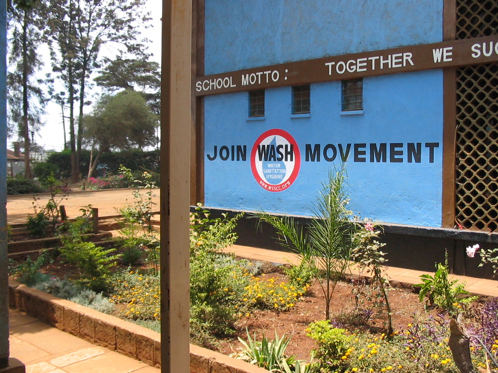 WASH Message in one of the schools